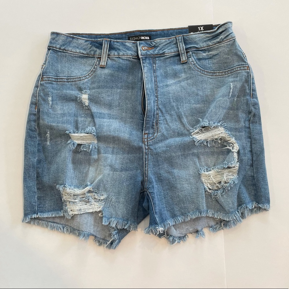 High Waisted Jean Shorts